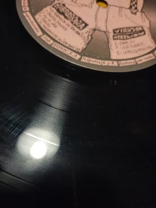Vinilo Skalherria Punk Vómito Virus de Rebelión