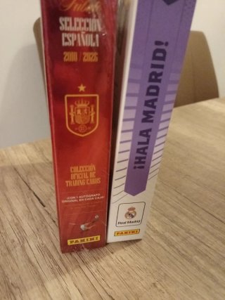 Cajas Panini Selección Española y Real Madrid 2026