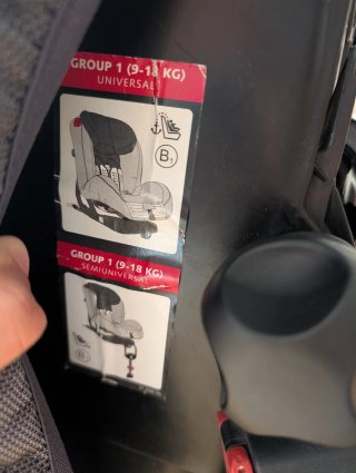 Silla coche Isofix Playxtrem Grupo I-II