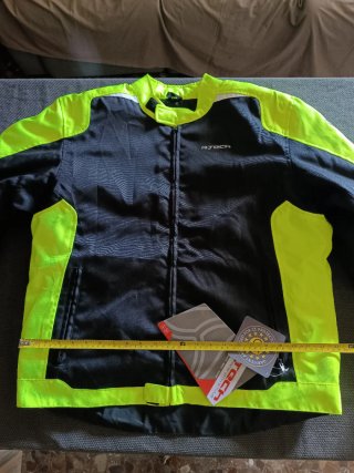 Chaqueta Moto R Tech Negra y Flúor Talla 2XL