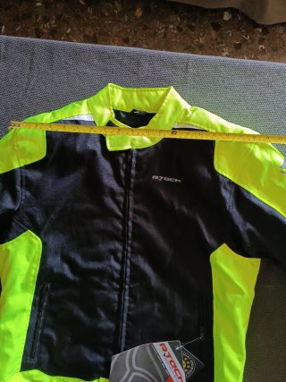 Chaqueta Moto R Tech Negra y Flúor Talla 2XL