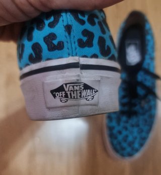 Zapatillas Vans Estampado Leopardo Azul