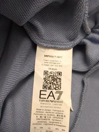 Sudadera EA7 Emporio Armani Azul