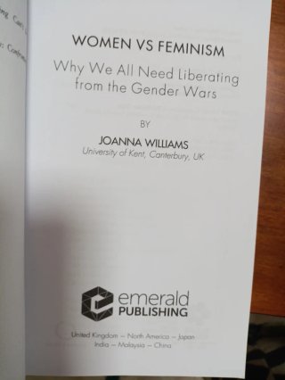 Libro Women vs Feminism