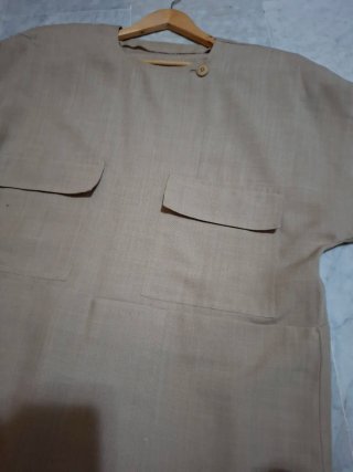 Vestido color tierra