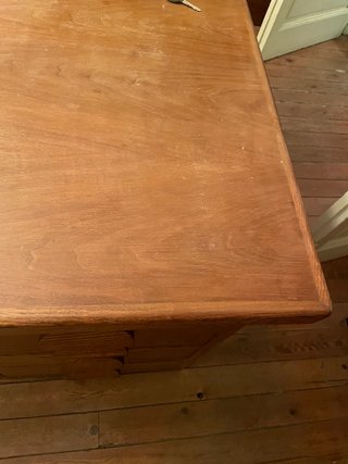 Escritorio y Librería Años 60 Madera