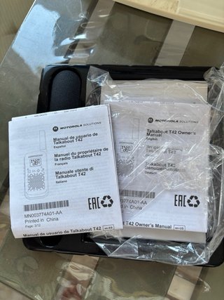 Motorola T42 Walkie-Talkies (2 unidades)