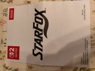 Póster Star Fox Nintendo Switch Doble Cara