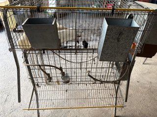 Jaulas metálicas para animales