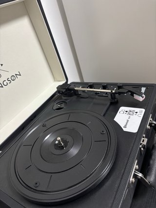 Tocadiscos Maletín Negro Nuevo