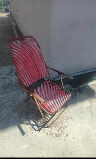 Tumbona Vintage scoubidou