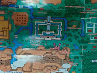 Mapa Hyrule Super Nintendo SNES
