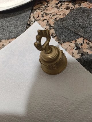 Campana de servicio antigua 14k