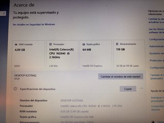 Portátil Lenovo B50-10 SSD