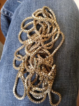 Cadena de oro y plata
