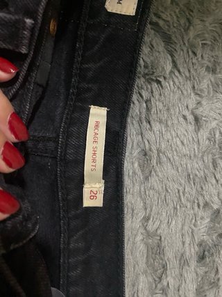 Shorts vaqueros Levi's negros