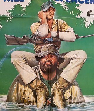 Cartel cine Estoy con los hipopótamos