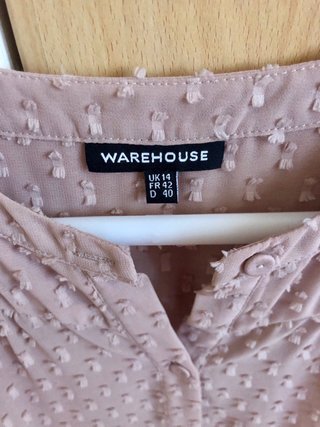 Blusa plumeti Warehouse rosa