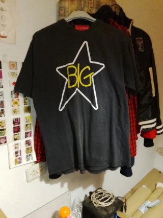 Camiseta Big Star "logo banda"  Talla M