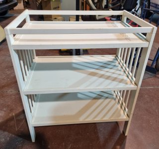 Mueble cambiador de bebé blanco