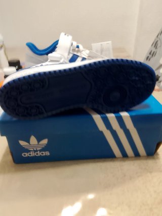 Adidas Forum J Zapatillas Blancas y Azules