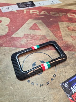 Abarth Fiat 500 Cover Fibra de Carbono Luz Techo