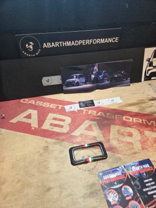 Abarth Fiat 500 Cover Fibra de Carbono Luz Techo