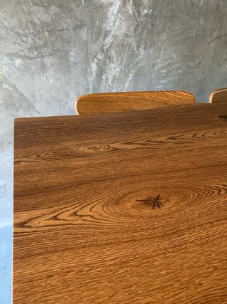 Pack comedor mesa y 4 sillas estilo rústico 120cm