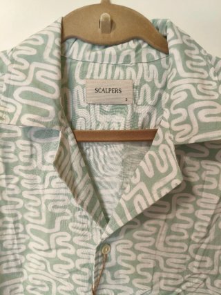 Scalpers. Camisa Mosaico Verde