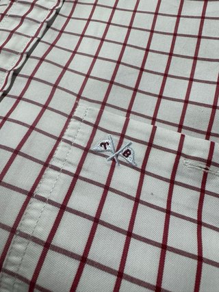 Camisa Thomas Burberry cuadros manga corta