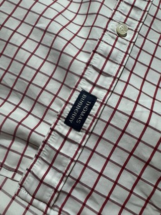 Camisa Thomas Burberry cuadros manga corta
