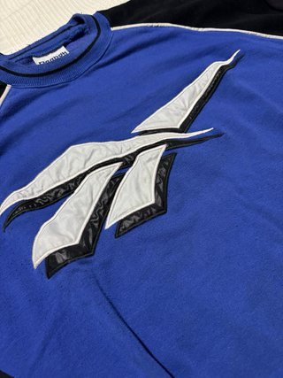 Sudadera Reebok Azul y Negra