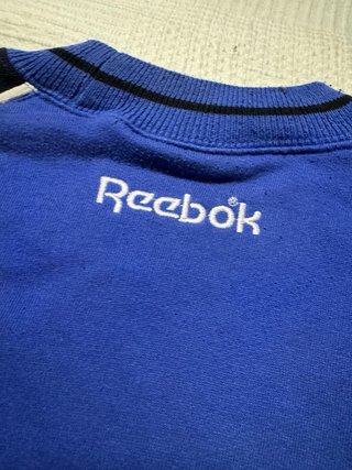 Sudadera Reebok Azul y Negra