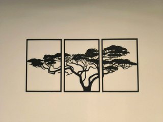 Decorazione murale albero