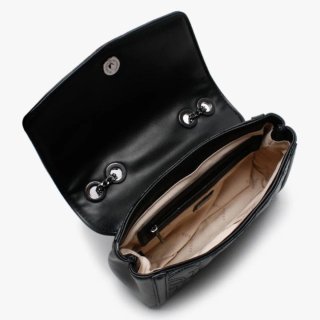 Mini New Wave Black Quilted Bolso GUESS