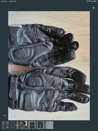 Guantes Dainese Racing Piel Negra.