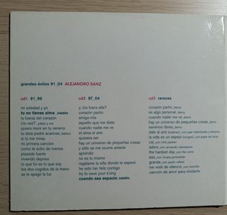 Alejandro Sanz Grandes Éxitos 91-04 3 CDs