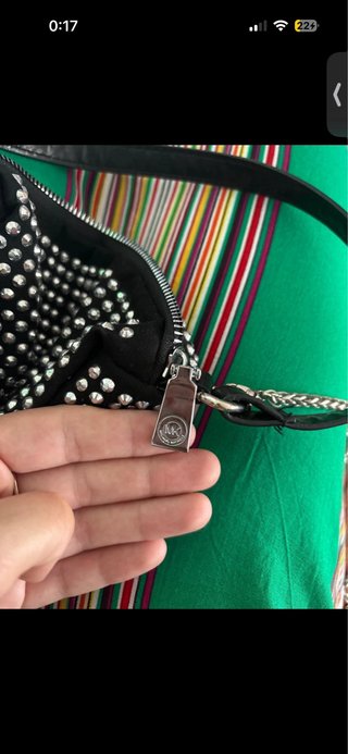 Bolso Michael Kors Negro con Brillantes