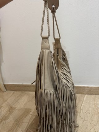 Bolso Parfois Flecos Beige