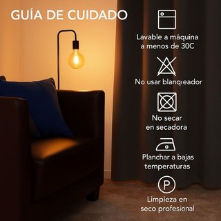 Cortinas Deconovo Opacas Térmicas 107x214cm