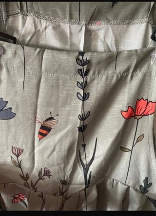 Mono floral verde talla única