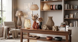 Lámparas, jarrones y decoración de impresión 3D