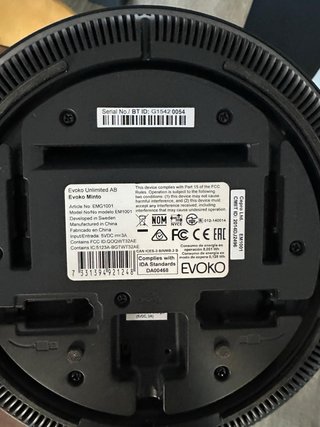 Evoko Altavoz Circular Diseño Moderno