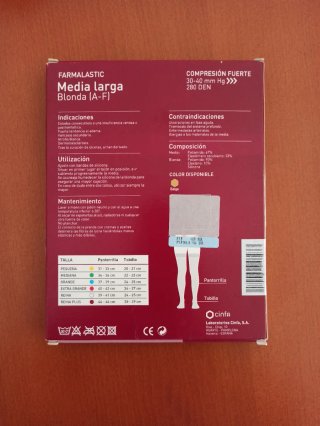 Media Compresión Talla Reina.