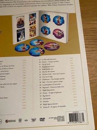 Cofanetto i grandi classici Disney (57 dvd)