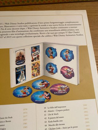 Cofanetto i grandi classici Disney (57 dvd)