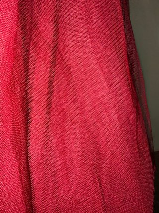 Vestido largo burdeos lentejuelas tul
