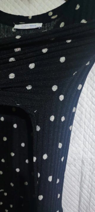 Abito Zara pois nero tg S