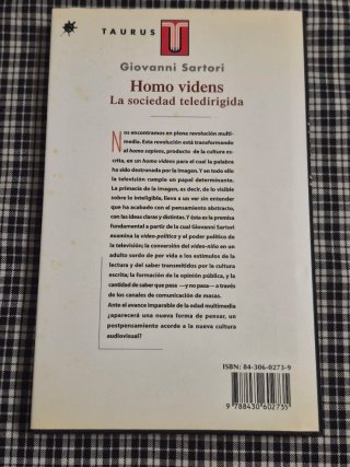 LIBRO HOMO VIDENS LA SOCIEDAD TELEDIRIGIDA