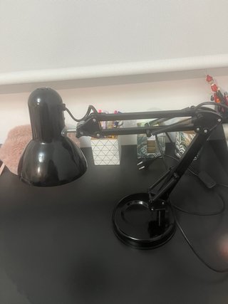 Lámpara Escritorio Negra Estilo Industrial